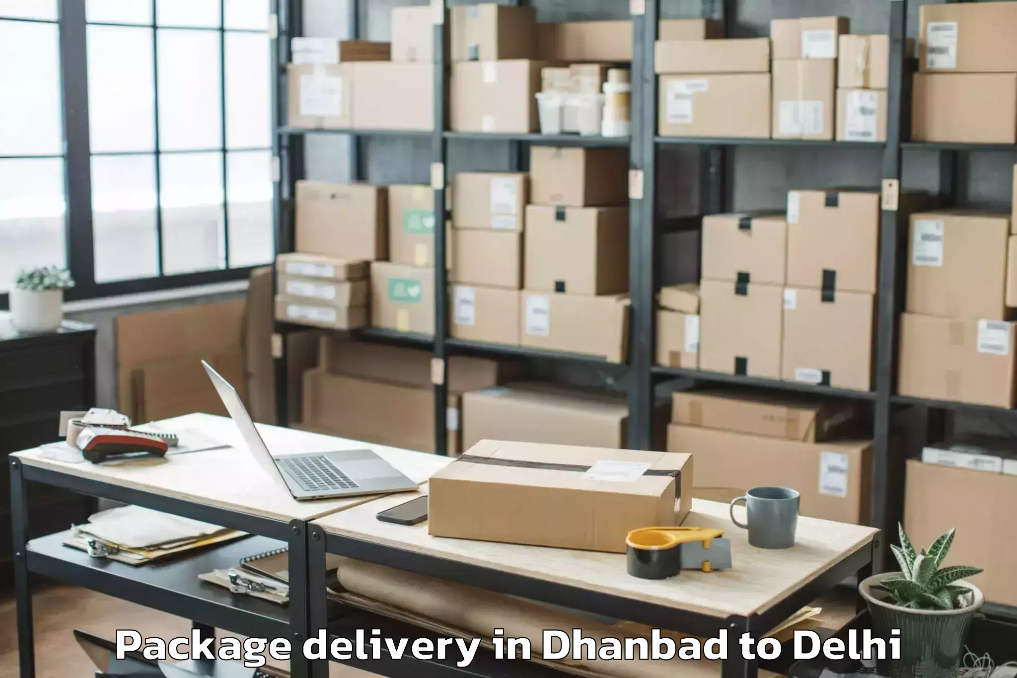 Quality Dhanbad to Pacific D21 Mall Package Delivery